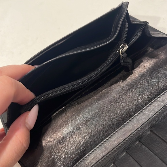 CHANEL Mademoiselle Biarritz Lucky Charms Black Leather Bifold Long Wallet - Picture 8 of 15